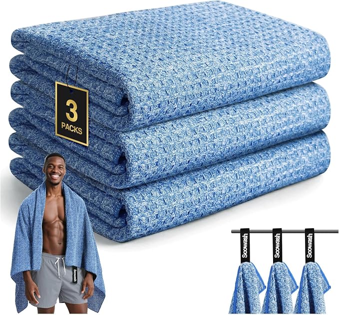 Camping Towels Quick Dry Sweat Towels by SOOWASH