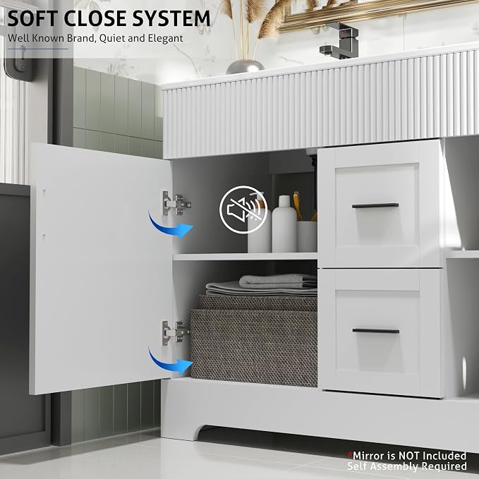 eclife 48" Bathroom Vanities Sink Combo - Image 5