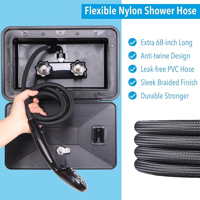 RV Outdoor Shower Exterior Shower Box Kit - Image 4