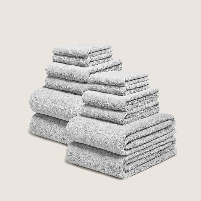 Italic Ultraplush 12-Piece Family Towel Set – Luxury Bath Towels, Hand Towels & - Image 3