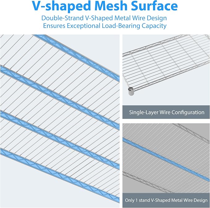 Homdox Heavy Duty Metal Shelves - Image 8