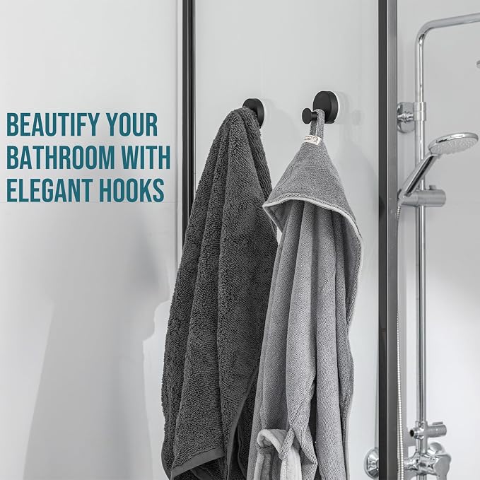 TAILI Stylish 304 Stainless Steel Bathroom Suction Hooks - Image 4