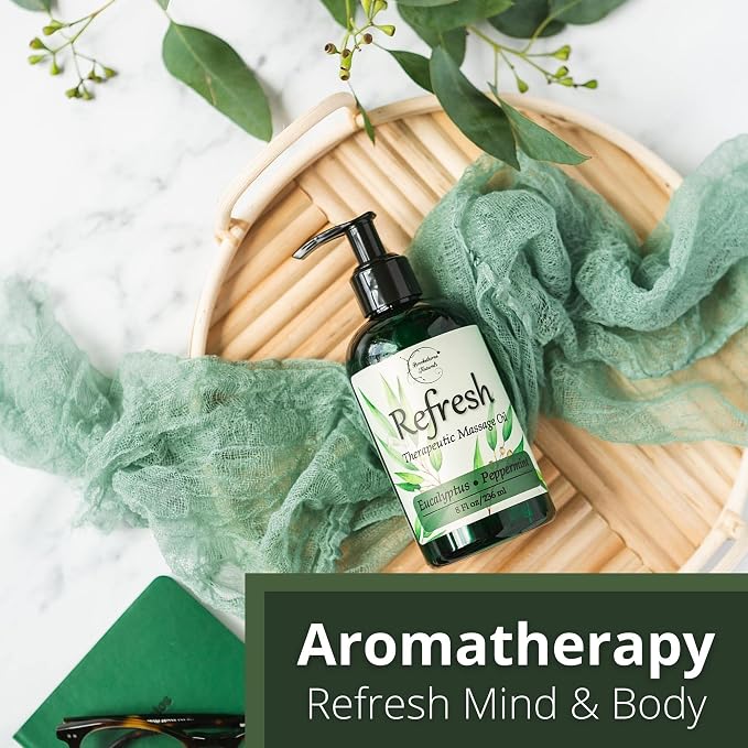 Refresh Massage Oil for Massage Therapy - Image 6