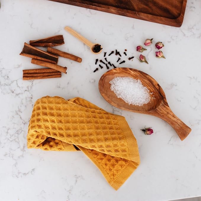 sea me at home Waffle Washcloths Set, 100% Turkish Cotton - Image 4