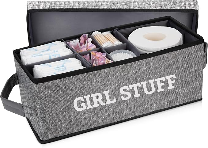 Tampon Holder for Bathroom, Bathroom Storage Containers by LuKeline