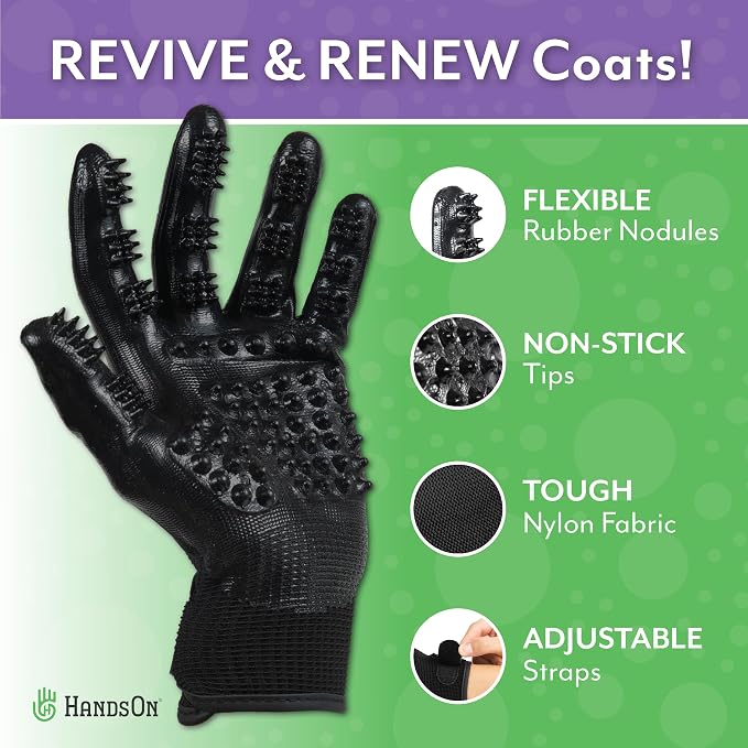 HandsOn Pet Grooming Gloves - Image 3