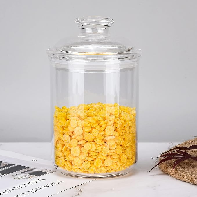 24oz Acrylic Storage Jar, Airtight Lid - Image 3