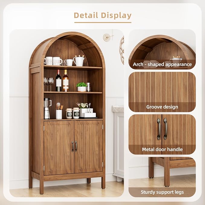 70.9" Tall Storage Cabinet - Image 5