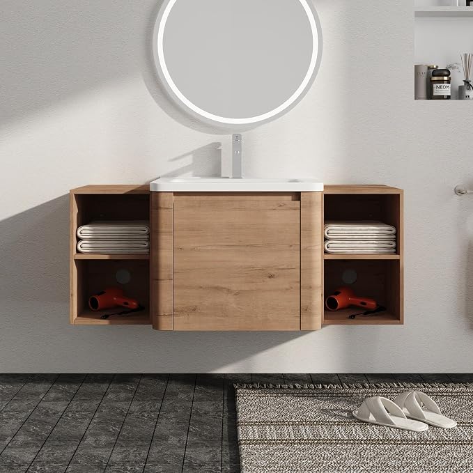 48 Inch Wall-Mounted Vanity by Malwee-SweetStar