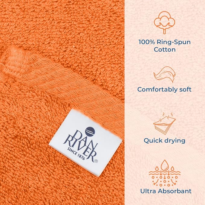 DAN RIVER Pack of 1 Bath Sheet 40x80 Inches, Soft Fluffy Bath Sheets Towels - Image 3