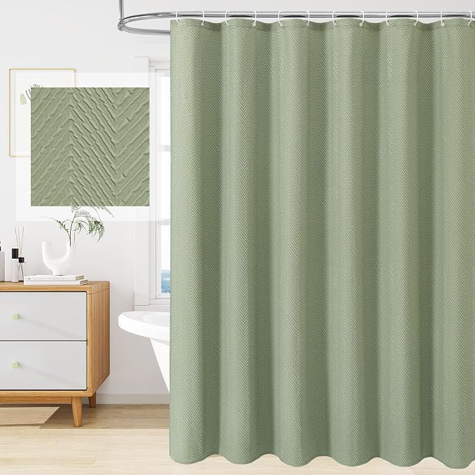 Gibelle Sage Green Shower Curtain by Gibelle