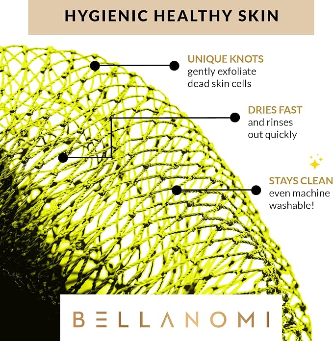 BELLANOMI African Exfoliating Net Sponge, Ethically sourced from Nigeria - Image 6