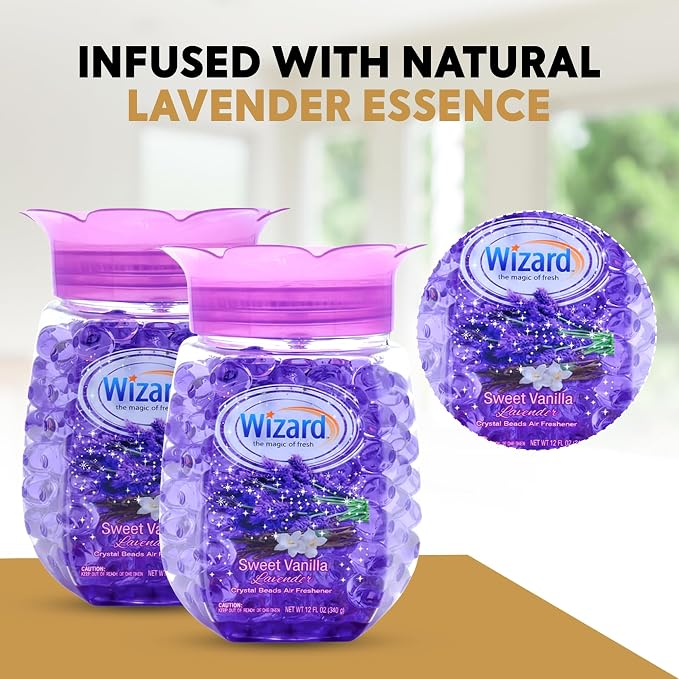 12 WIZARD Odor Eliminator Gel Beads - 12 oz - Image 3
