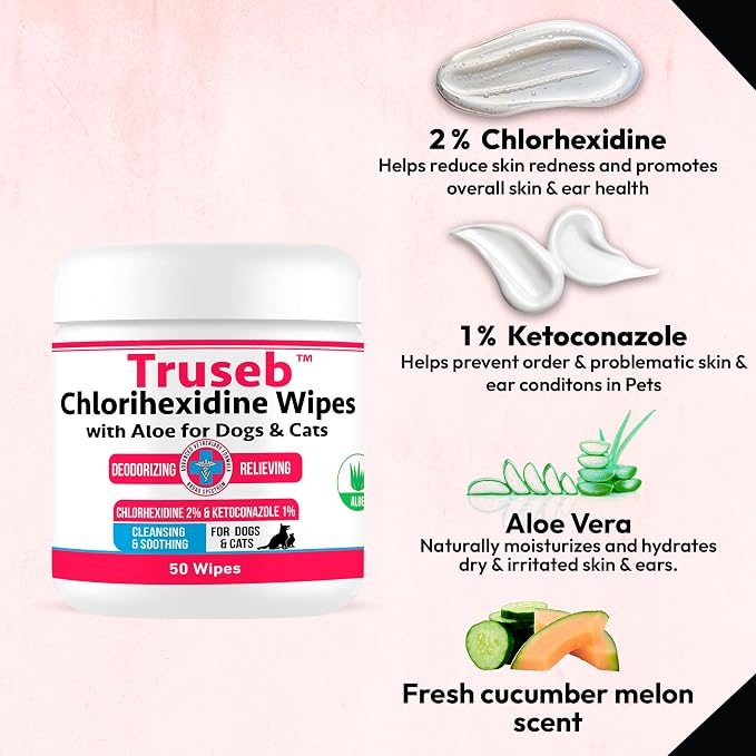 Truseb Topical Ketoconazole and Chlorhexidine Wipes - Image 4