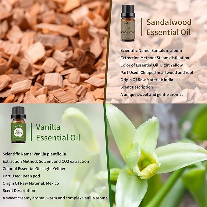 yethious Vanilla Sandalwood Essential Oils - Image 2