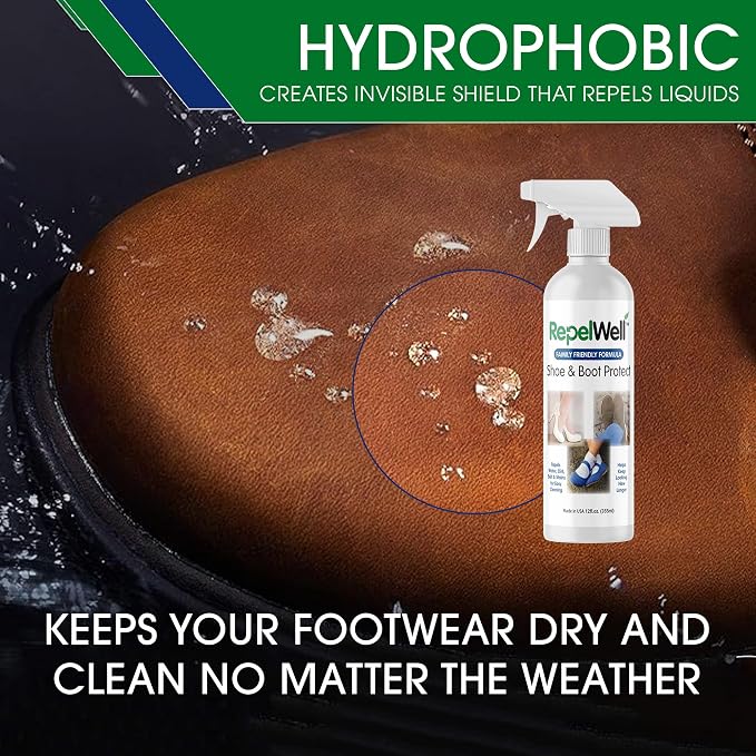 Shoe & Boot Stain & Water Repellent Eco-Friendly, Pet-Safe Spray Keeps Fabric - Image 6