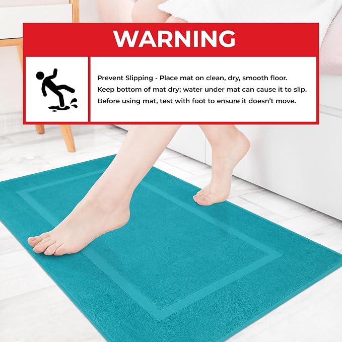Cotton Paradise 100% Cotton Bath Mats - Image 4