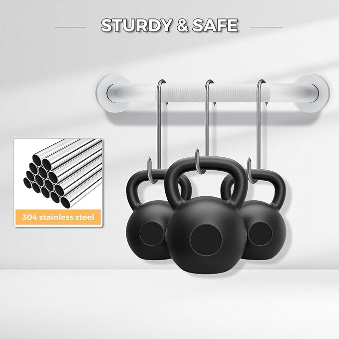 Grab Bars for Shower, 1 Pack 16-Inch Anti Slip Shower Handles for Elderly - Image 5