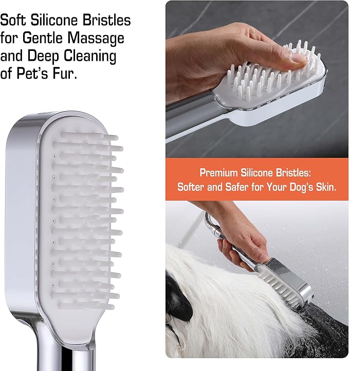 Pet Bathing Comb Sprayer Set - Image 2