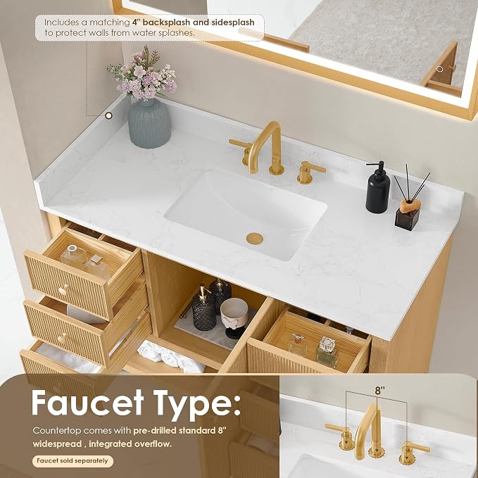 ALTAIR 48 Inch Bathroom Vanity - Image 8