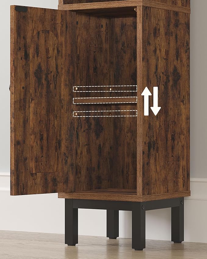 Bathroom Storage Cabinet, Small Corner Floor Cabinet - Image 7
