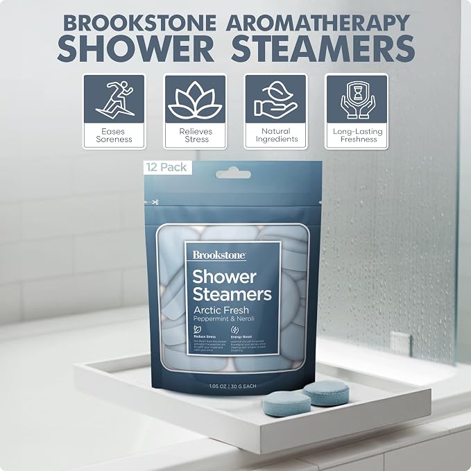 Brookstone Shower Steamers Aromatherapy 12 Tablets - Image 6