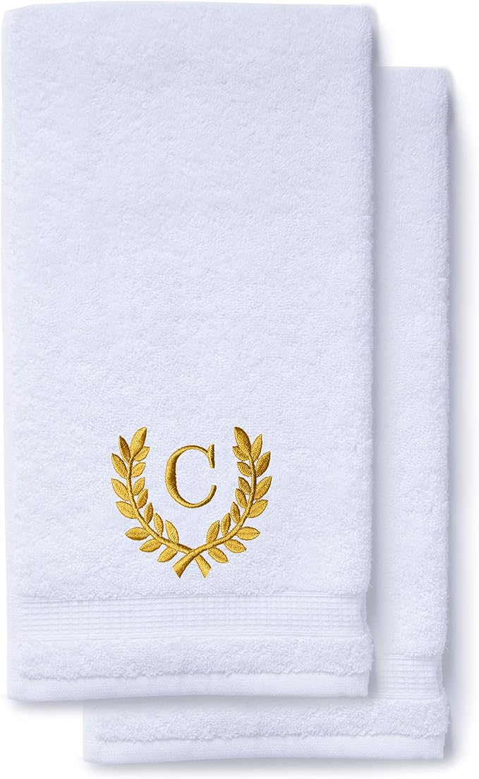 Decorative and Monogrammed Hand Towels by Turquaz