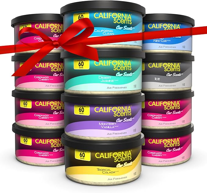 California Scents Can Air Freshener and Odor Neutralizer, Stocking Stuffers by CaliforniaScents