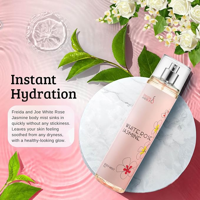 White Rose Jasmine Body Spray for Women, Womens Perfume Fragrance Body Mist And - Image 6