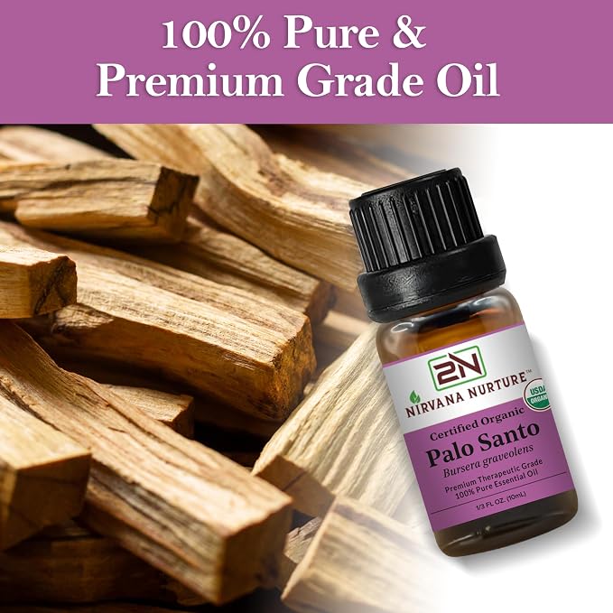 Palo Santo Essential Oil USDA Certified Organic, 100% Pure Natural Premium Grade - Image 5