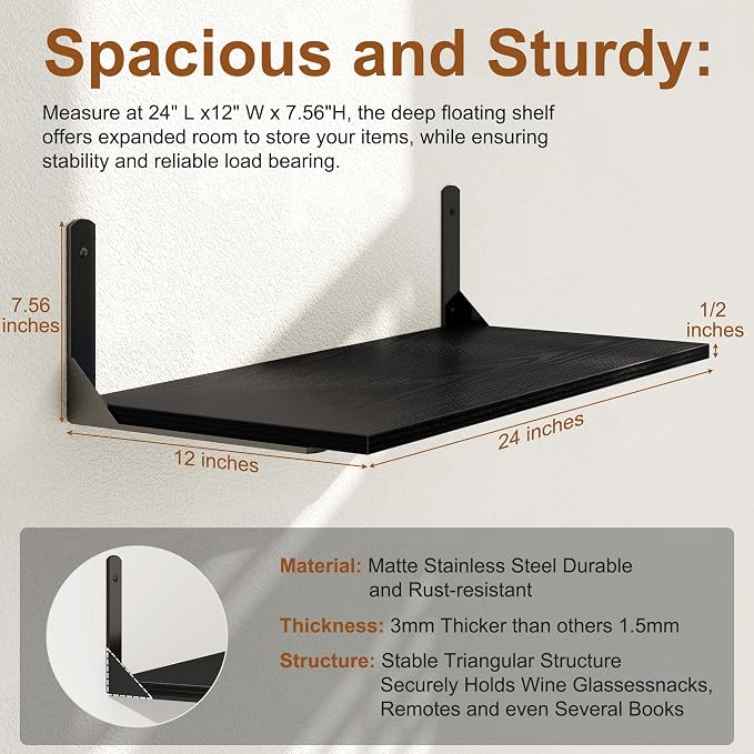Fun Memories Deep Floating Shelves - Image 3