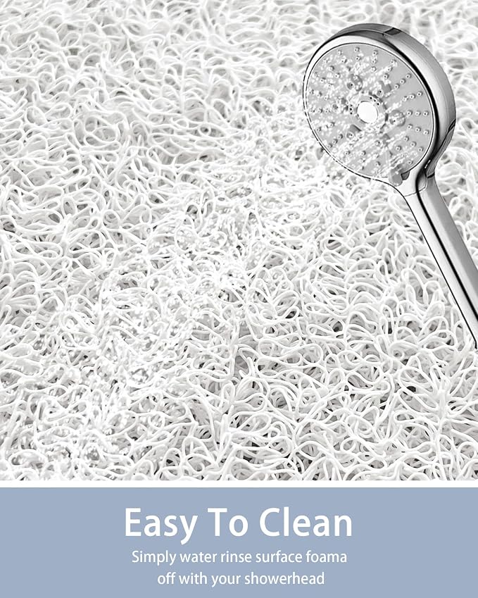 Mecko Loofah Bath Mat for Tub - Image 9