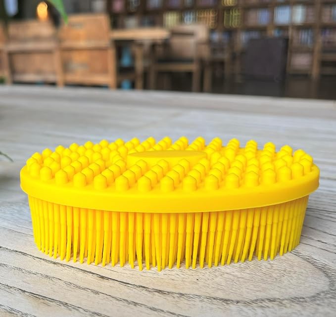 Premium Sensory Brush for Kids or Autism, Soft Silicone Body Scrubber, 2 in 1 by PENEPICO-SIMPLELIFE