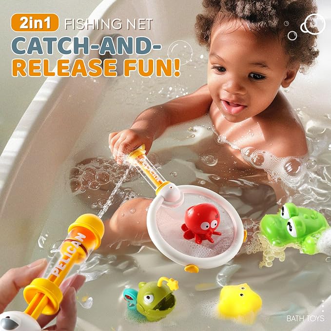 Bath Toys for Kids, Magnetic Fishing Toys - Image 5