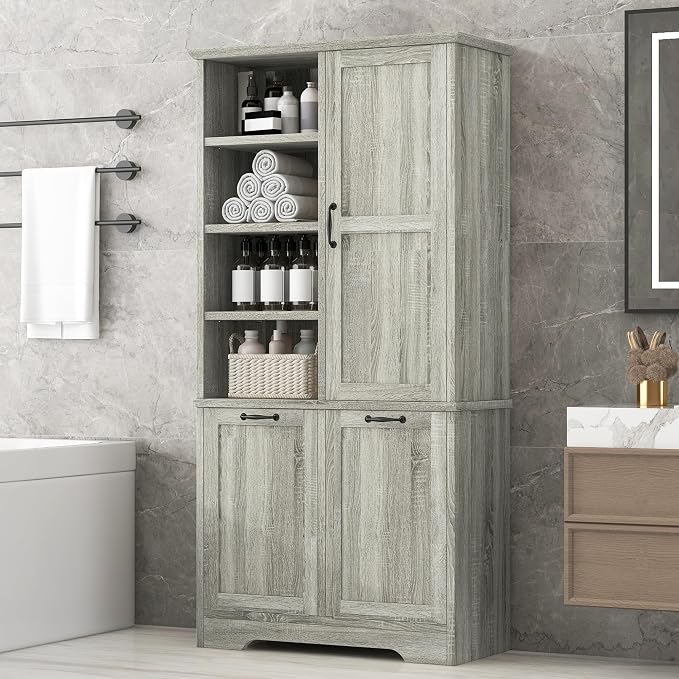 Favfurish 68" Tall Bathroom Storage Cabinet - Image 3