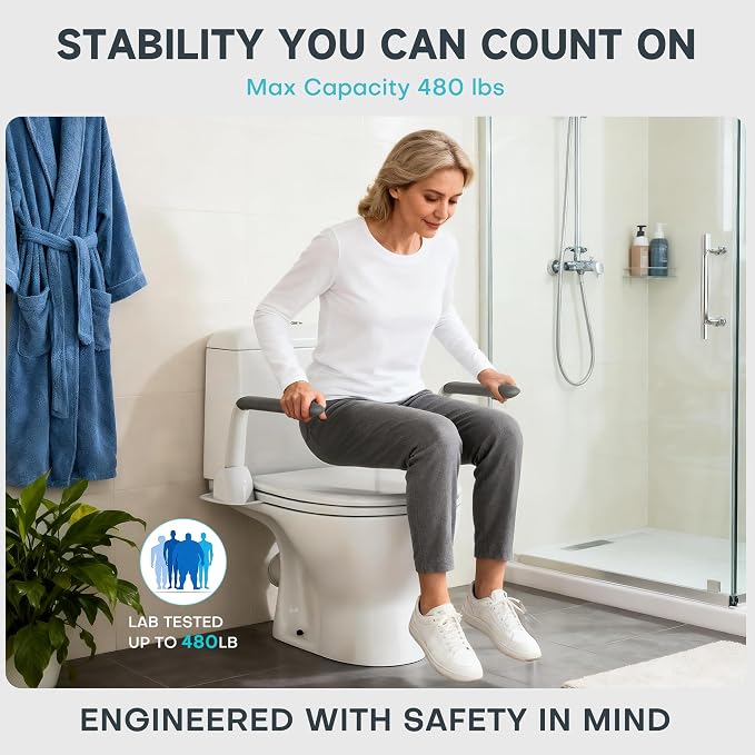 Toilet Safety Rails for Seniors - Image 2