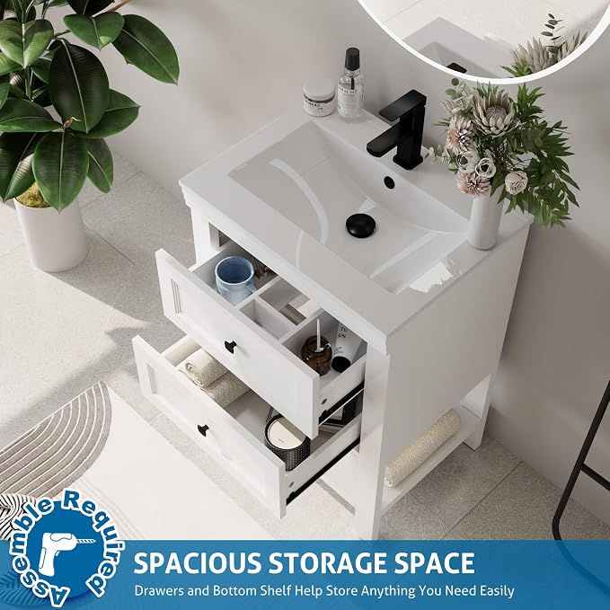 eclife 24" Bathroom Vanity - Image 5