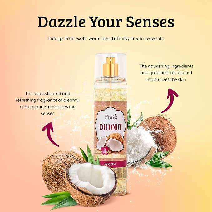 Luxurious Coconut Body Mist Fine Fragrance, Women's Warm & Cozy Luxury Scented - Image 6
