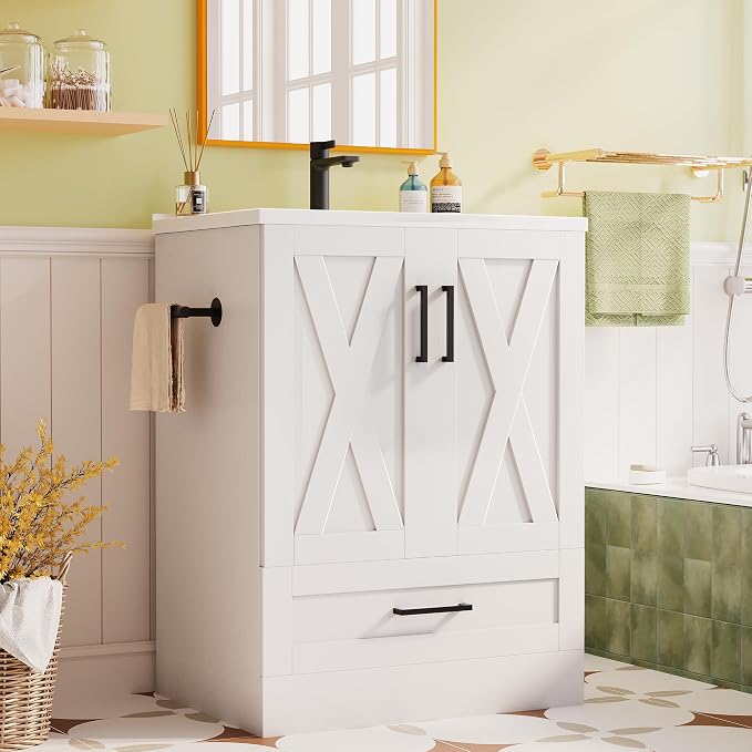 JUMMICO 24" Bathroom Vanity by JUMMICO