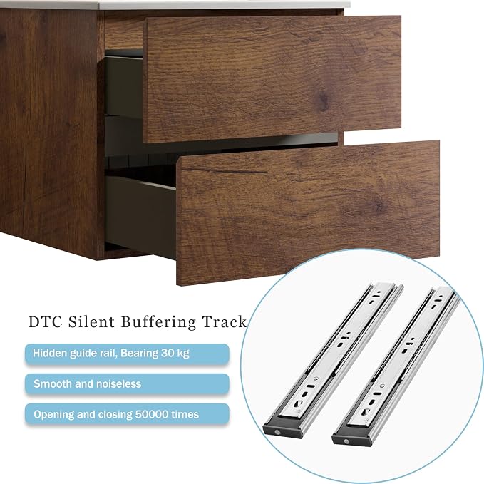 Wall Mounted Floating Bathroom Vanity - Image 5