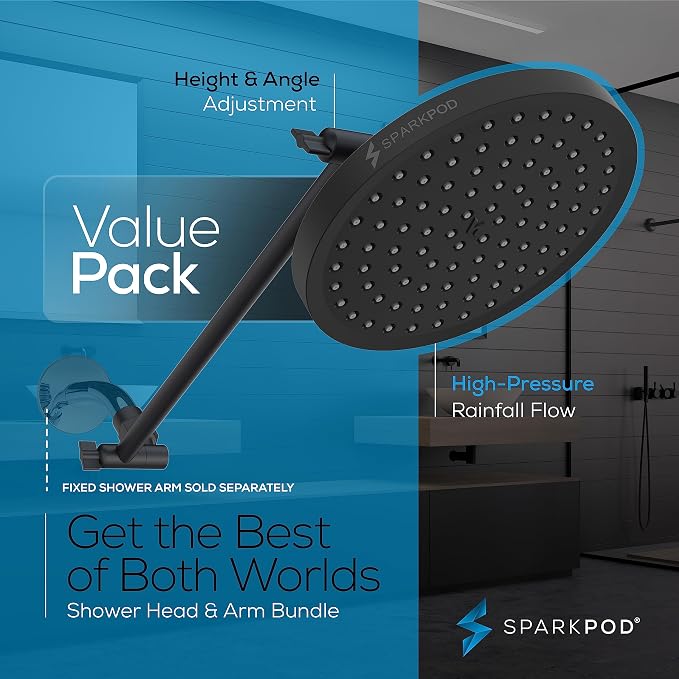 SparkPod Round Rain Shower Head - Image 3
