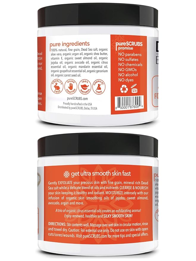 pureSCRUBS Premium Citrus Body Scrub Set - Image 2