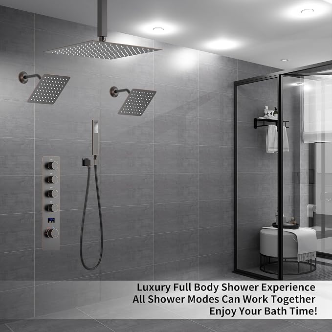 Oil Rubbed Bronze Digital Display Shower System - Image 2