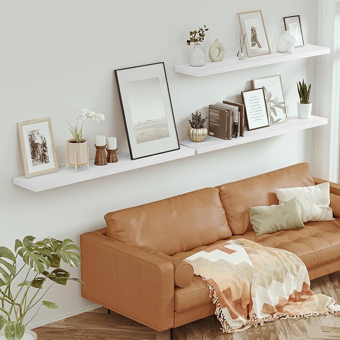 Vivelove 55" Long Floating Shelves - Image 6