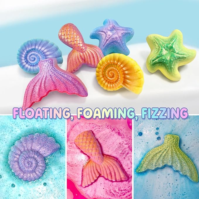 Mermaid Bath Bombs for Kids - Image 3