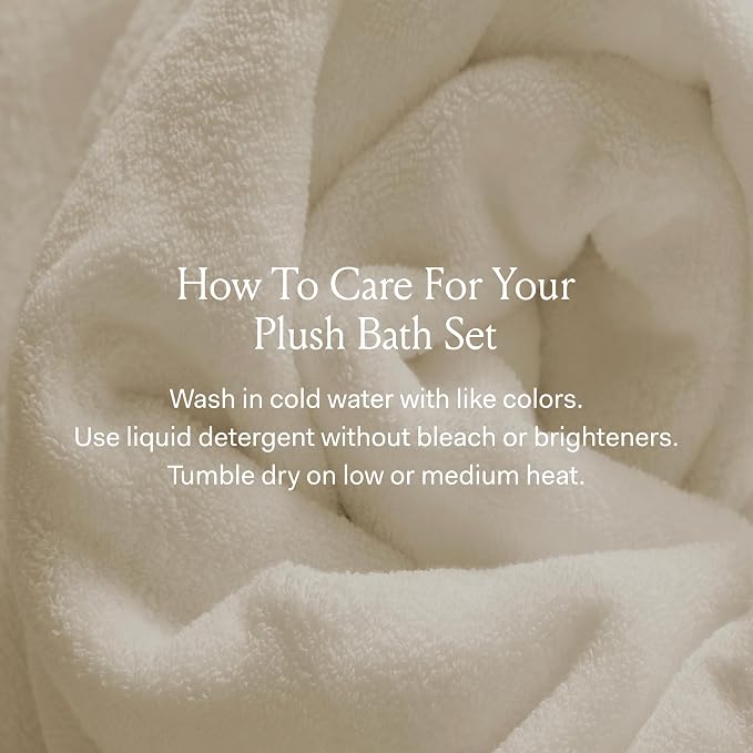 BOLL & BRANCH Plush Bath Towel Set - Image 4