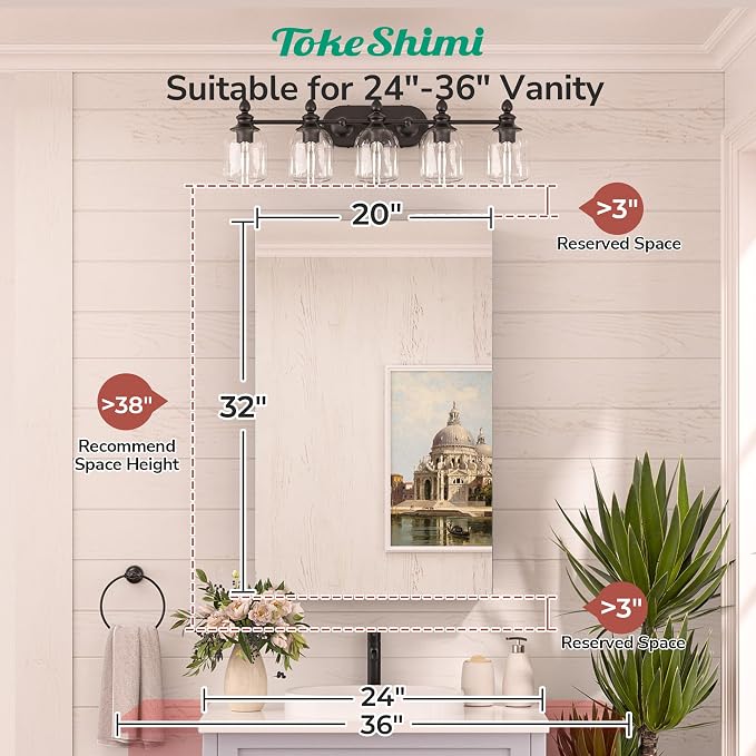 TokeShimi 20x32 Bathroom Mirror - Image 4