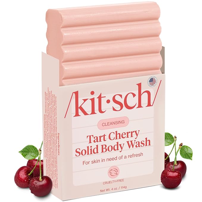Kitsch Cleansing Tart Cherry Soap Bar by Kitsch