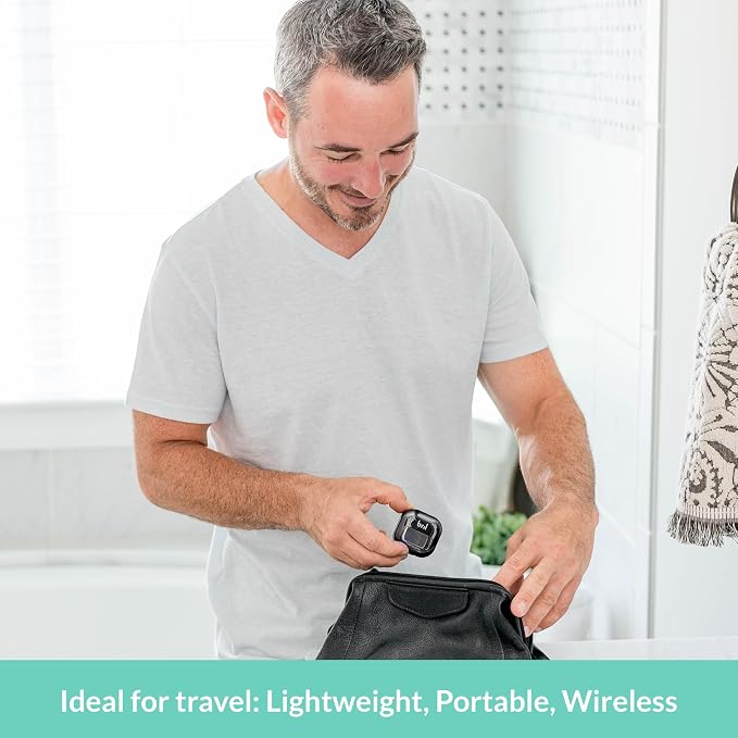 Bril UV-C Toothbrush Sanitizer, Portable Cleaner, Travel Cover, Magnetic Holder - Image 5
