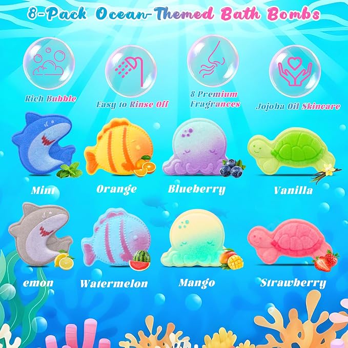 Sea Animal Bath Bombs for Kids - Image 2